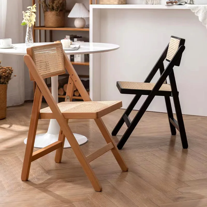 

Складное кресло из массива дерева, домашнее кресло-спинка, обеденное кресло из массива дерева, офисное компьютерное кресло, стул