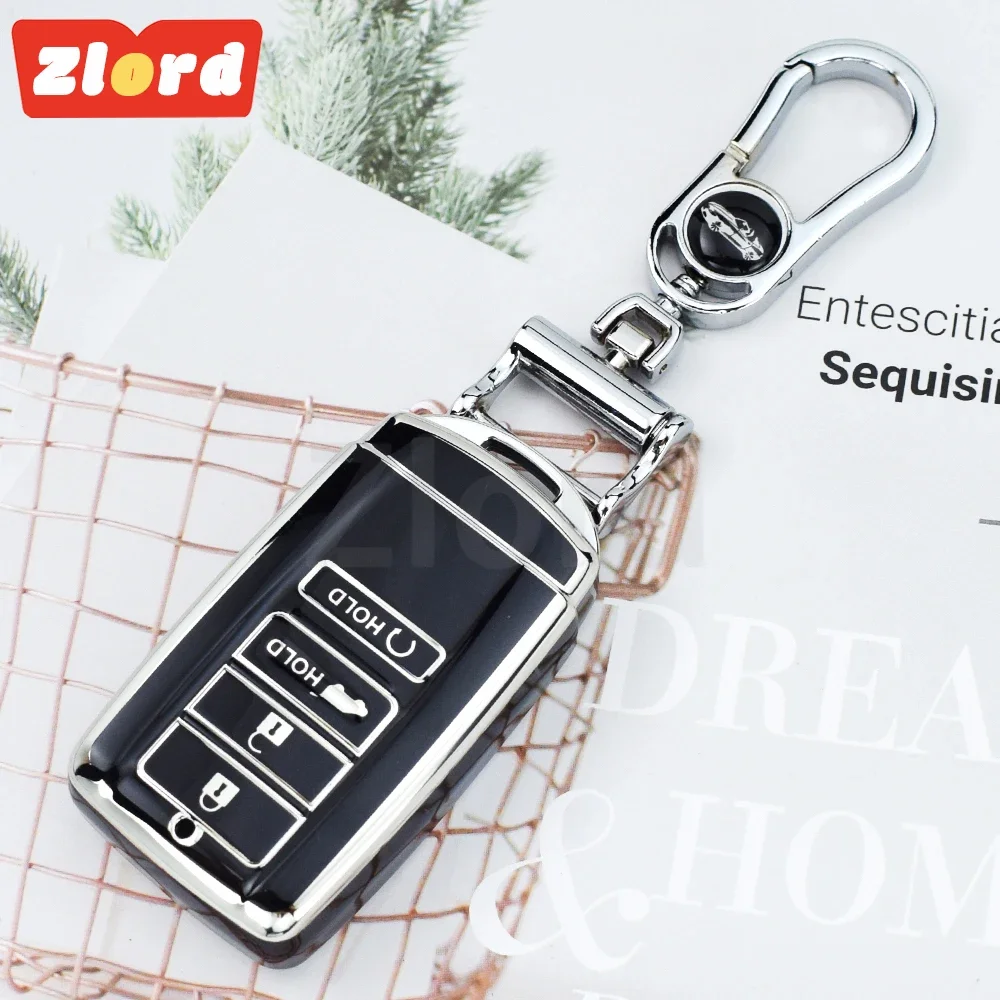 Для Acura MDX RDX RLX ILX TLX 2019 2020 2021 4 кнопки ТПУ Пульт дистанционного управления Умный