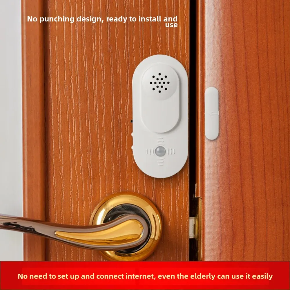 Smart Voice Prompt Keyless Lock Window Gas Reminder Content Customizable Door Magnet PIR Outdoor Device From China