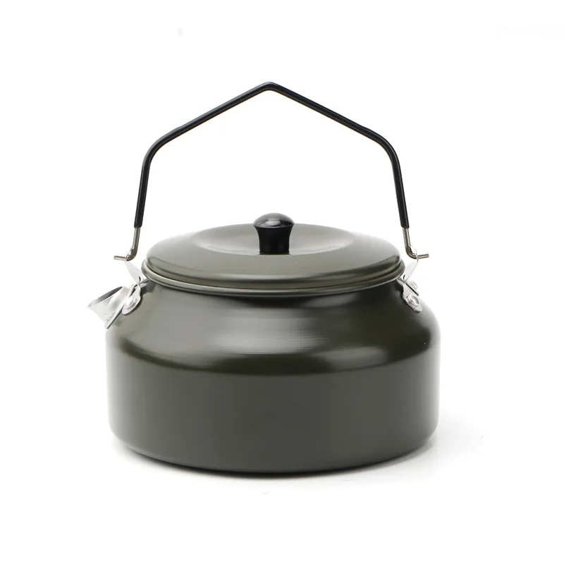 

Camping Cookware Kit Outdoor Aluminum Cooking Set Water Kettle Pan Pot Travelling Hiking Picnic BBQ Tableware Equipment