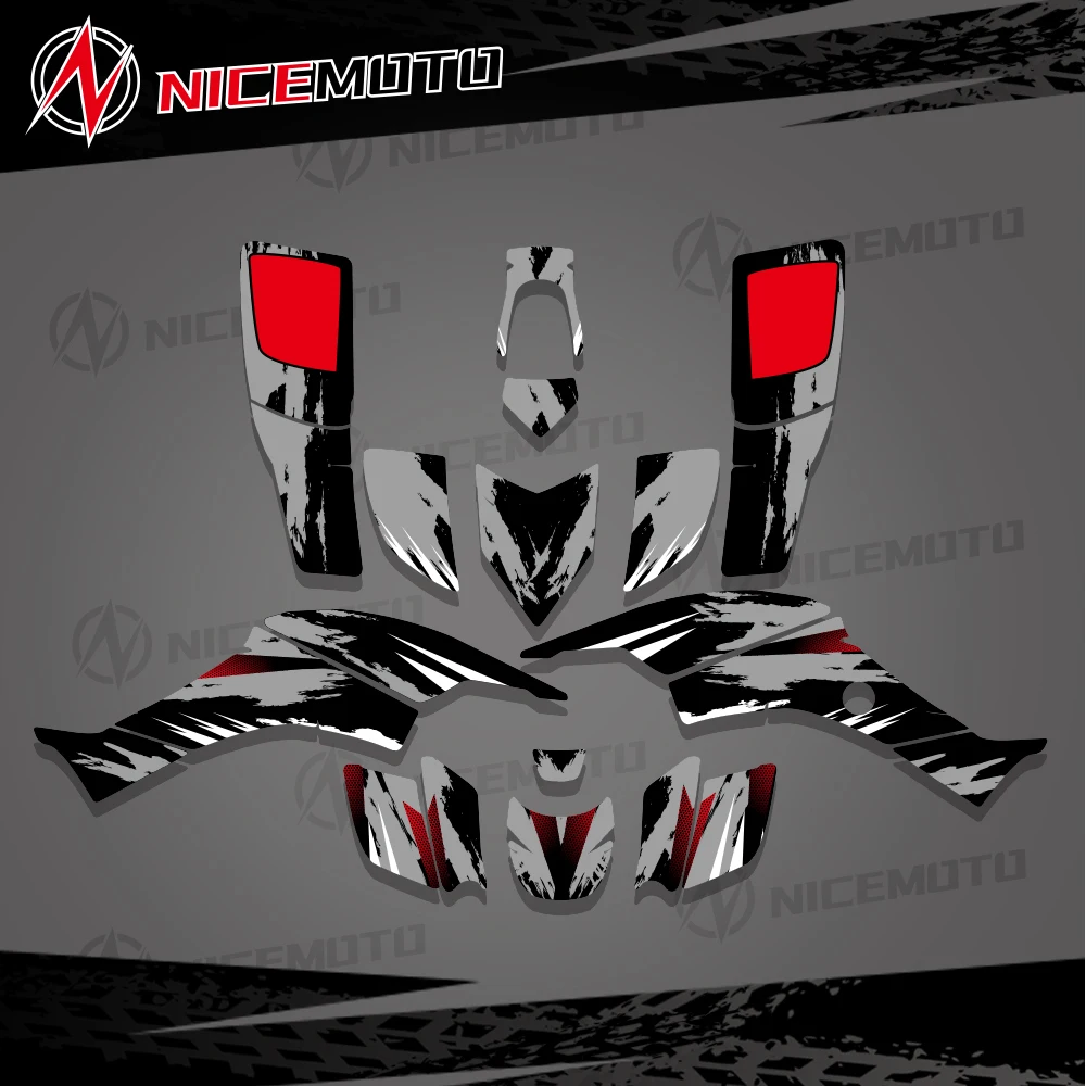 Наклейки NICEMOTO в новом стиле наклейки графические наборы подходят для Honda TRX400EX