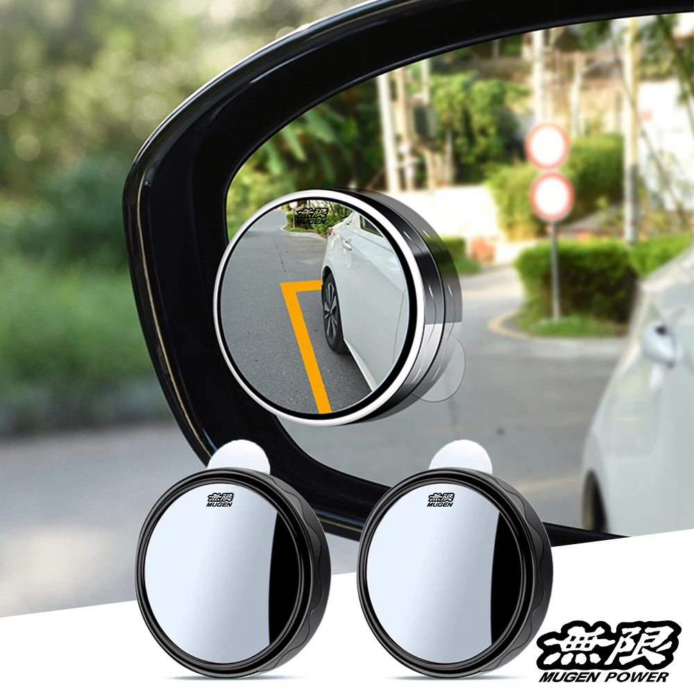 2pcs car sucker mirror Small blind spot mirror accesorios for Honda mugen power Accord Civic vezel Crv City Jazz Hrv