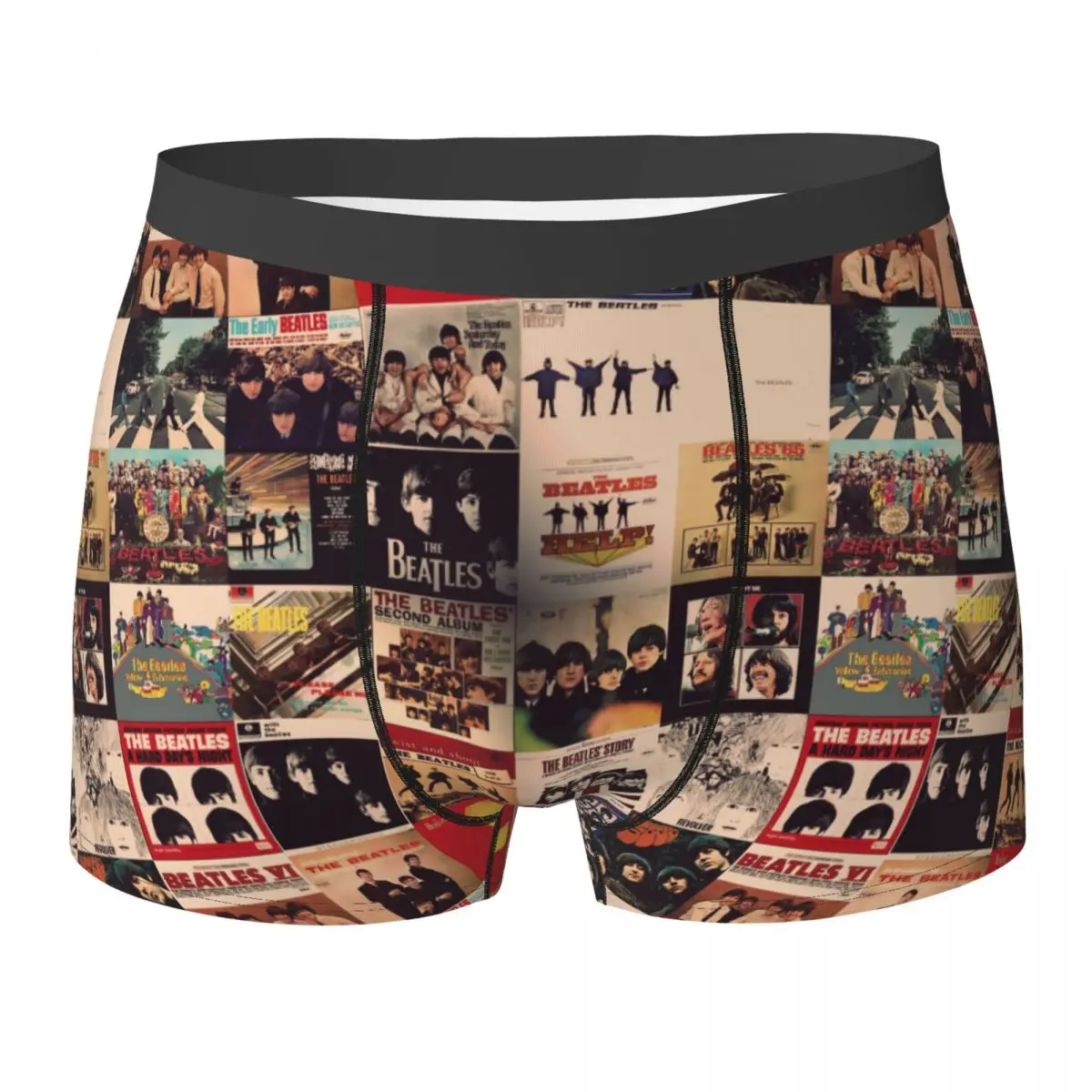 Трусы-боксеры шорты Harajuku The Beatle Memebers художественные трусы мужское мягкое нижнее