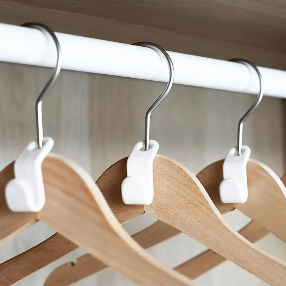 

12Pcs Mini Clothes Hanger Connector Cascading Hook Wardrobe Closet Organizer