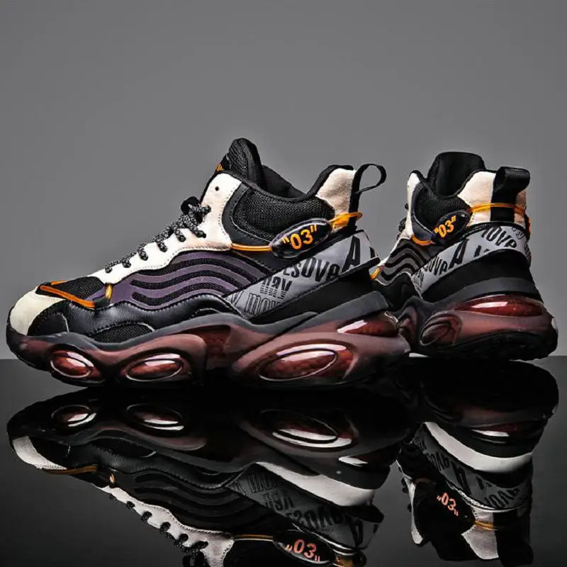 

Горячая Распродажа Модные баскетбольные туфли мужские высокие кеды интегрированные тренировочные Супер Кроссовки в стиле граффити для путешествий бега тренажерного зала для подростков