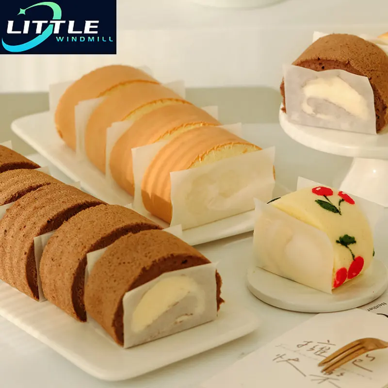 

Cake Roll Separation Paper Hand -grabbed Paper Baking Oil Oil -proof Paper Cake Rolls Side Paper Decorative Paper Packaging Box