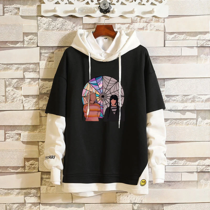 Толстовка мужская в стиле Харадзюку с капюшоном