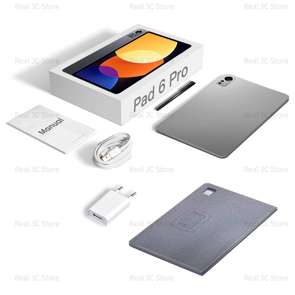 

Pad 6 Pro Tablet Android 5G Original Tablets Snapdragon 870 16GB+1TB 11 Inch 120Hz Screen 10000mAh Google Play Dual SIM Tab PC