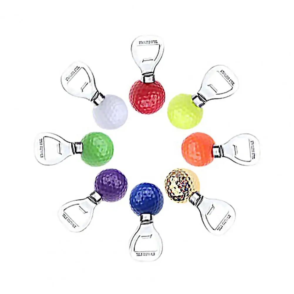 Handle Beer Bottle Opener Mini Golf Ball Bottle Cap Opener High Hardness Bottle Opening Tool Golf Ball Beer Cap Opener