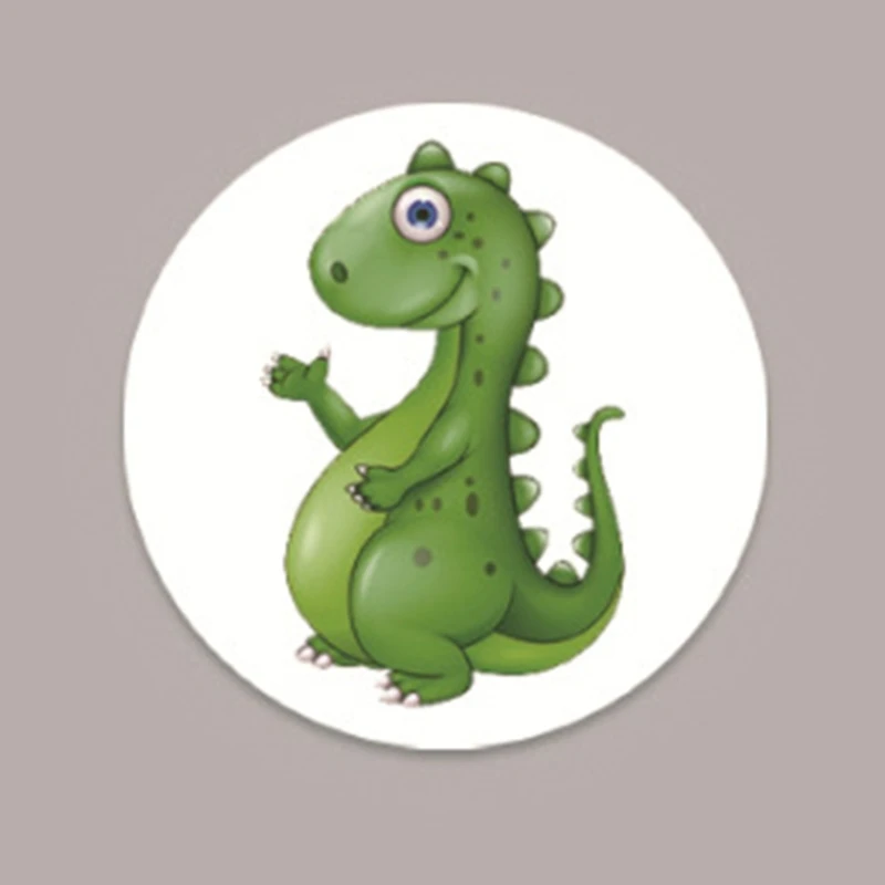 Мультфильм динозавр шаблон приучения к горшку наклейки горшок TargetStickers для