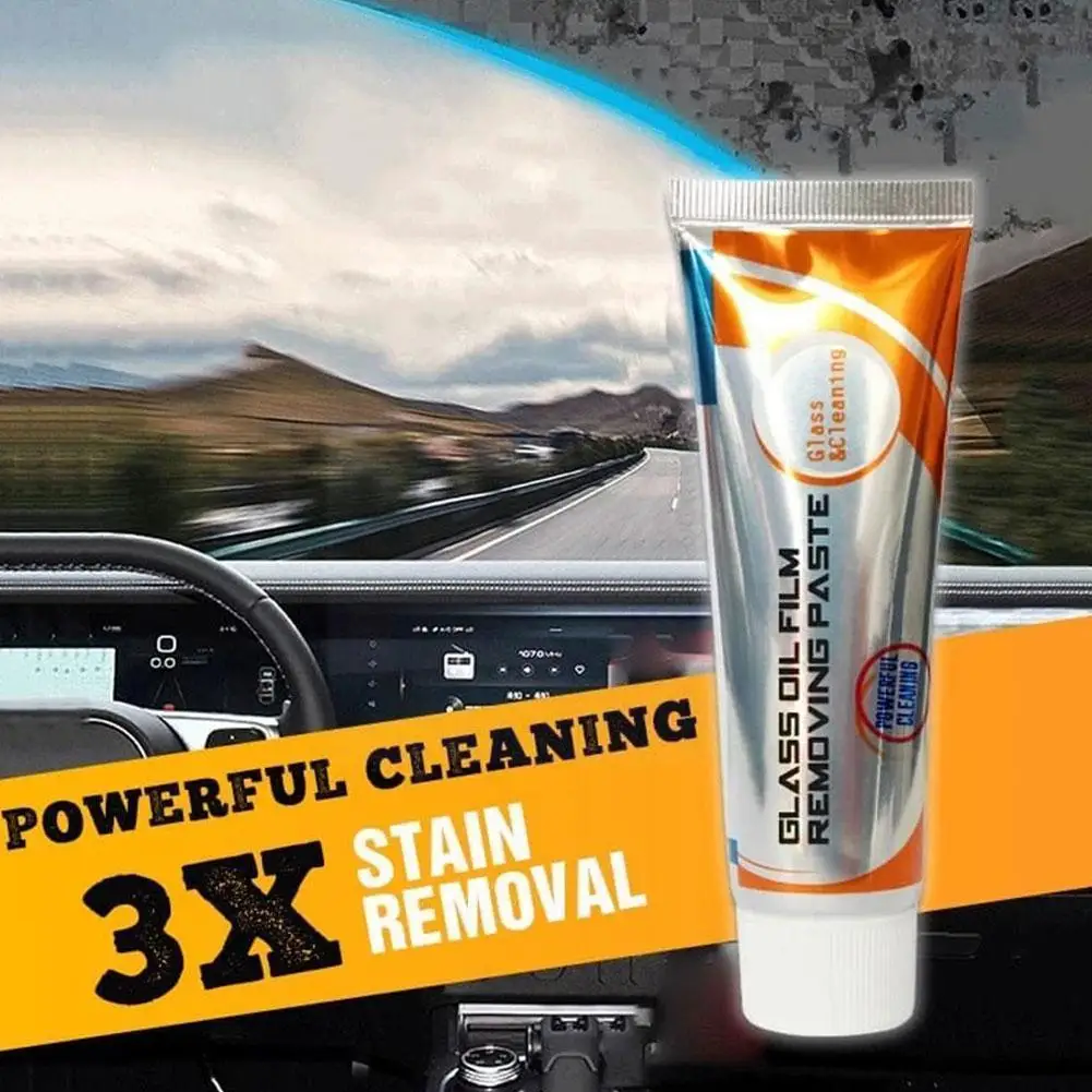 

3pcs Car Glass Oil Film Removing Paste Deep Cleaning Polishing Glass Cleaner For Auto Windshield Home Shine Glass Cleaner Q8y7