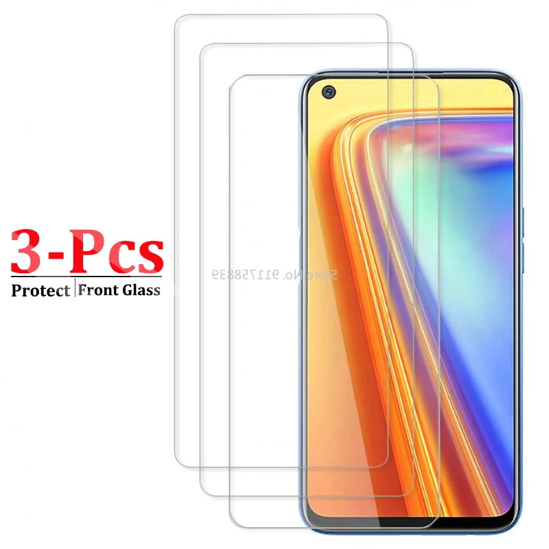 

Защитное стекло для экрана OPPO Realme 8i X7 Pro 8 7 6 6i C21 C3 C11 C15 X3 SuperZoom X2 V5 3 5 X50M, 3 шт.