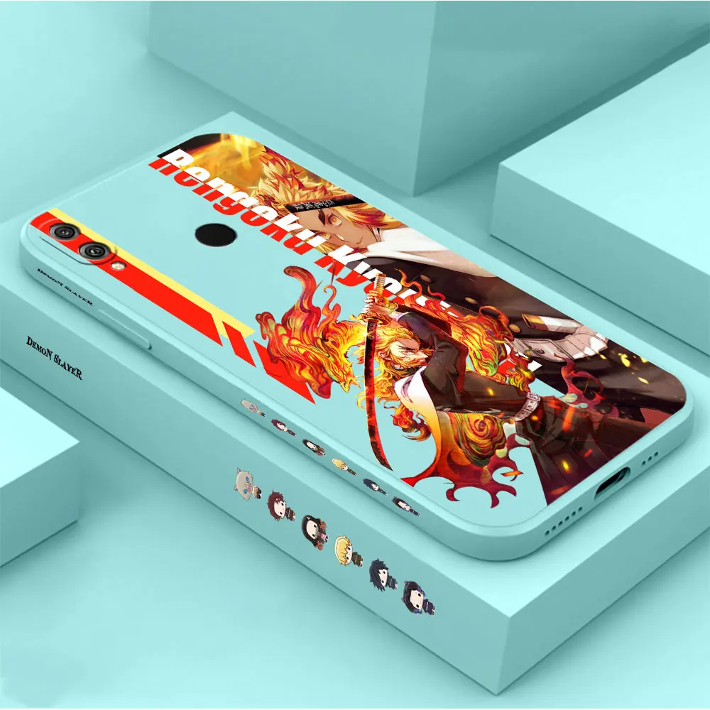 

Demon Slayer Rengoku Kyoujurou Phone Case For Honor 80 80SE 80GT 70 60 60SE 50 50SE 30 30S 20 20S 10 9 X8 Pro Plus Max 5G Cover