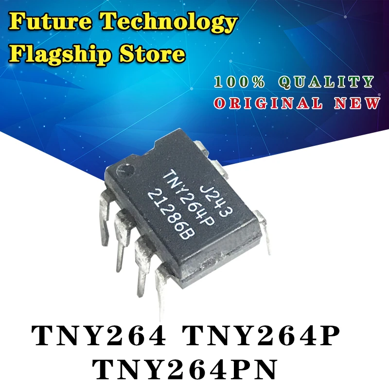 

10pcs new original TNY264 TNY264P TNY264PN LCD power chip straight plug 7 feet DIP-7