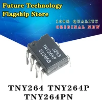 10pcs new original tny264 tny264p tny264pn lcd power chip straight plug 7 feet dip 7
