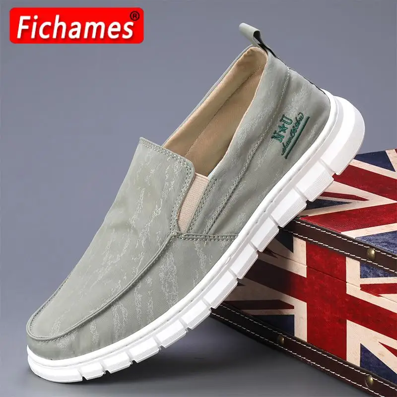 

Men's Canvas Shoes Breathable Casual Shoes Men Loafers Lightweight Boat Shoes Designer Vulcanized Shoes Sneakers