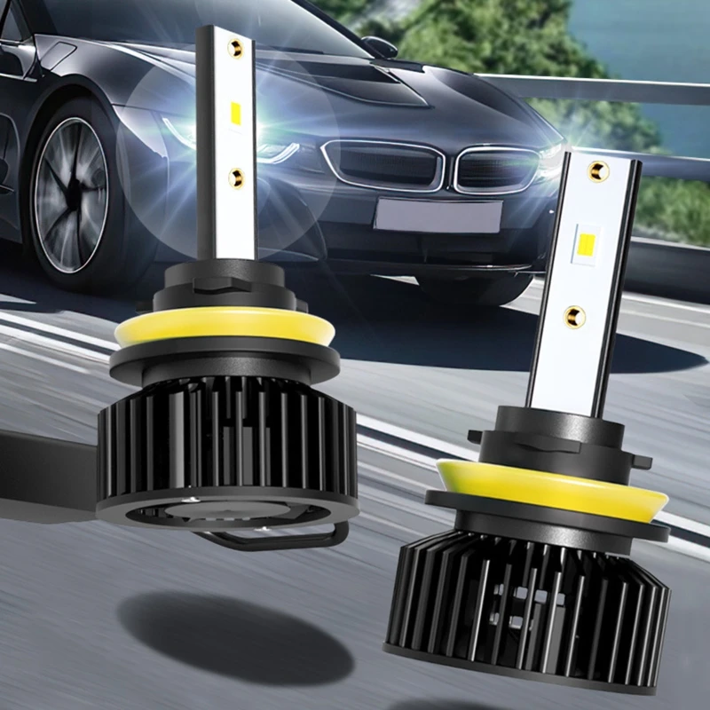 

2Pcs 10000Lm H1 H4 LED H7 H11 Led Fog Lights 9005 HB3 9006 HB4 LED Bulb Car Driving Headlamp Auto Fog Lights
