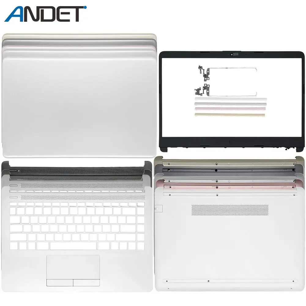 

New Laptop LCD Back Cover Front Bezel Palmrest Hinge Bottom Base Lower Shell For HP 14S-CF 14-CF DK DF CR DP TPN-I130 340 348 G5