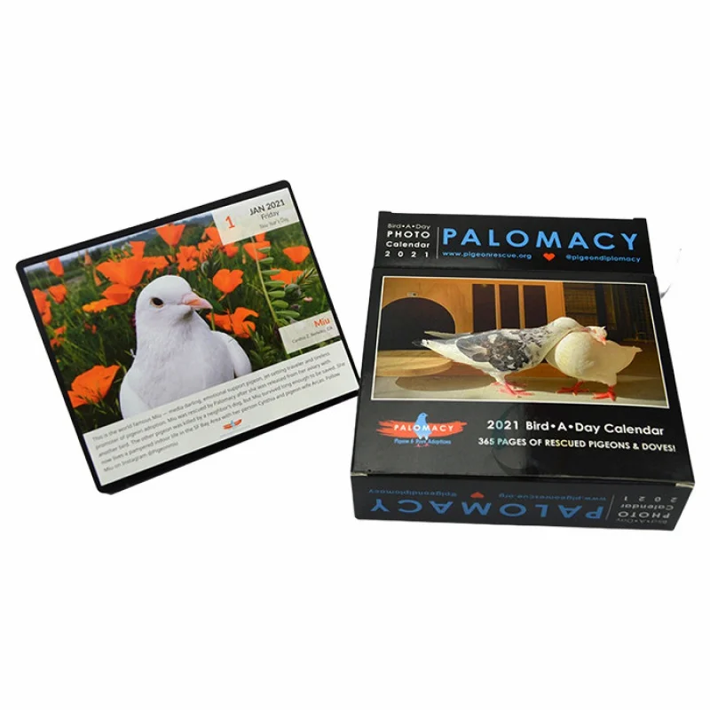 

Custom best colorful tear-off calendar printing daily table calendar printing with desk calendar