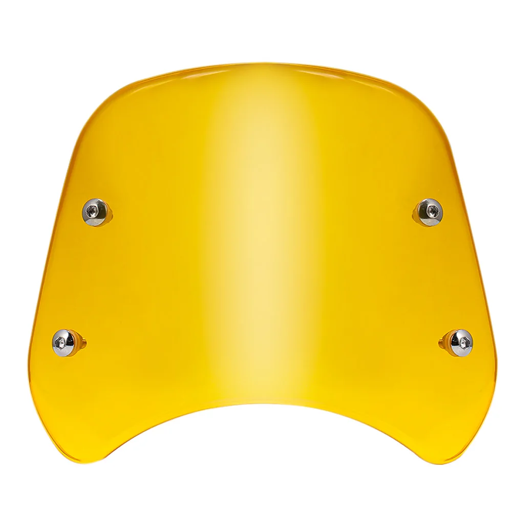 

Universal Motorcycle 5-7'' Windscreen Windshield Screen Deflector For Harley Honda Yamaha Suzuki Kawasaki Chopper Touring