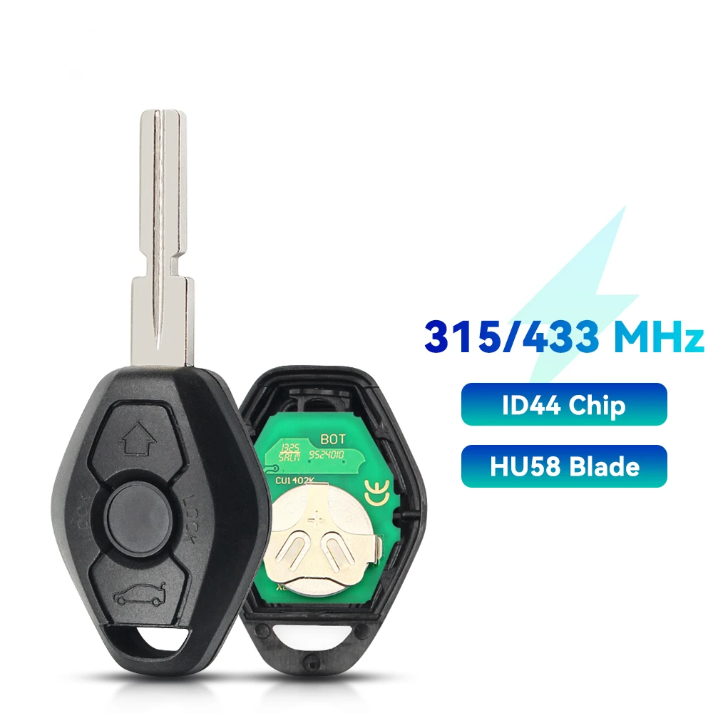 

KEYYOU EWS Sytem автомобильный дистанционный ключ для BMW E38 E39 E46 X3 X5 Z3 Z4 1/3/5/7 серии 315/433 МГц ID44 чип передатчик бесключевого доступа