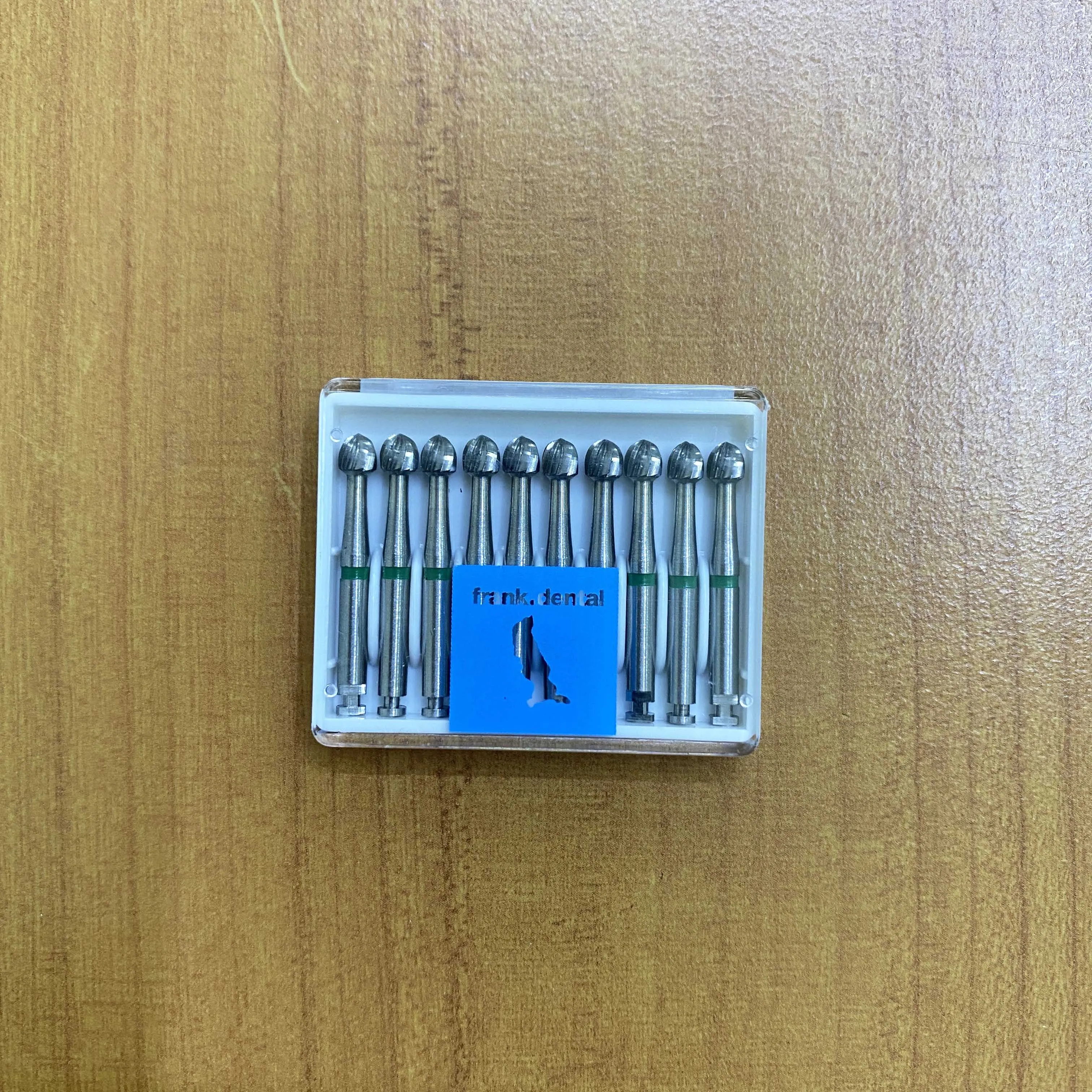 

10 Pcs Frank Dental C.1S Rond Tungsten Carpide Burs - Diameter 027 - For Contra-angle