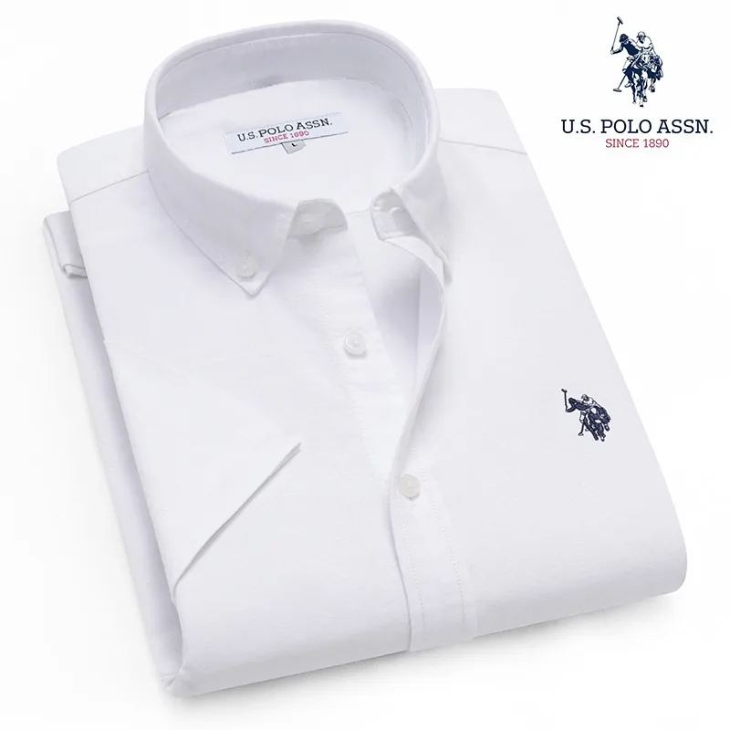 Мужская рубашка-поло из 100% хлопка с коротким рукавом |