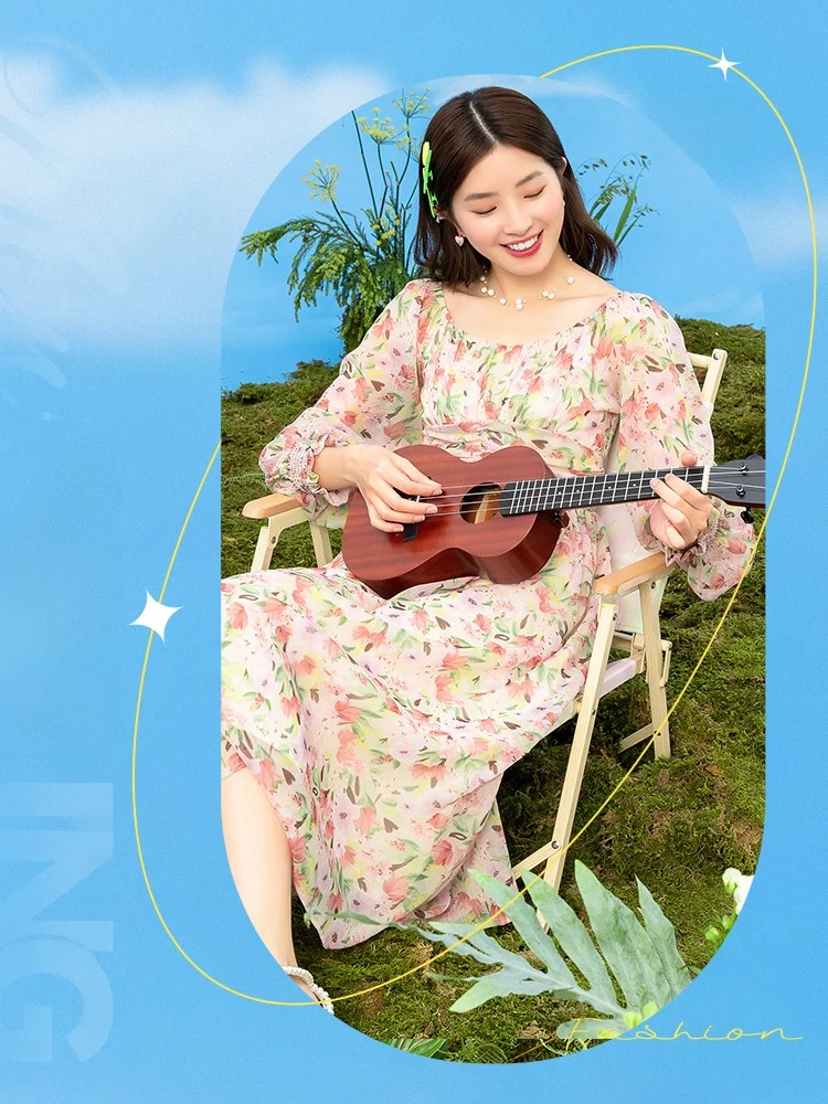 Lagogo Valley милое элегантное платье с цветочным принтом женское весеннее облегающее