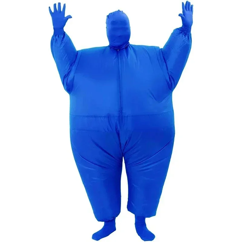 Взрослый надувной комбинезон для косплея 9-цветный костюм на Хэллоуин забавное