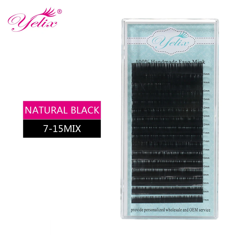 Индивидуальные ресницы натуральные накладные норковые для наращивания