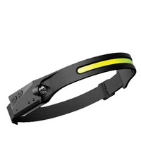 induction headlamp cob led head lamp with built in battery flashlight usb rechargeable head torch 5 lighting modes head light