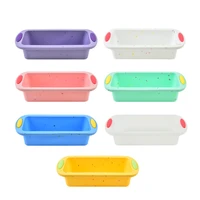 rectangular silicone bread pan mold loaf toast bread pans long square baking mold for dishes 10 8x2 6x4 7in