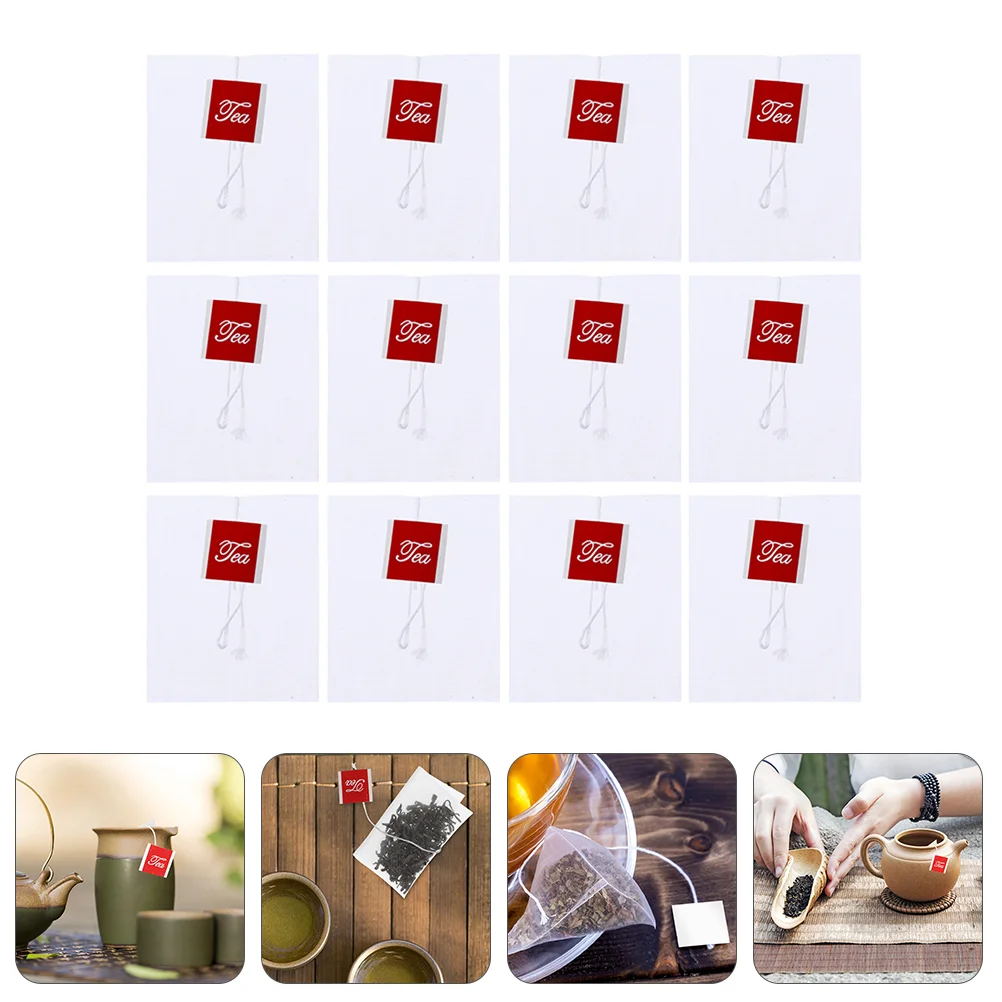 

200 шт. одноразовых чайных фильтров, пустые чайные пакетики для рассыпного чая