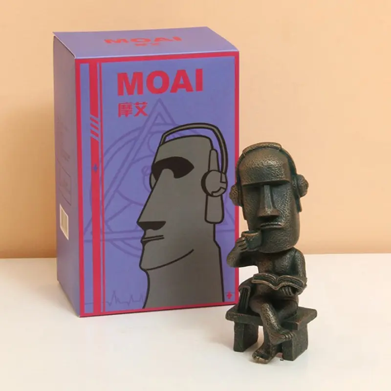 

Простое креативное украшение из смолы, статуя из искусственных камней, забавный подарок, ежедневный подарок, домашний декор для кабинета, спальни, трендовый Декор