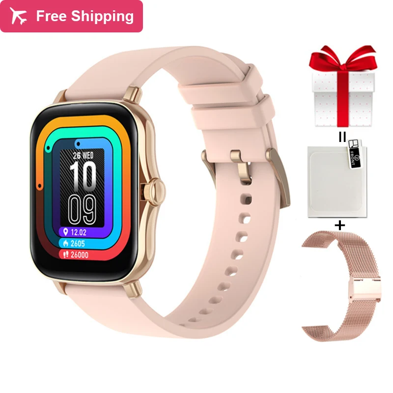 

Smart Watch Y20 Women's Wristwatch Custom Watchface Knob Rotation Fitness Tracker IP67 Waterproof Smartwatch PK P8 Plus GTS2