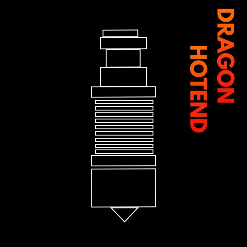 

Экструзионная головка Dragon Hotend V2.0 для 3D принтера V6 Hotend DDE DDB Direct drive Bowden