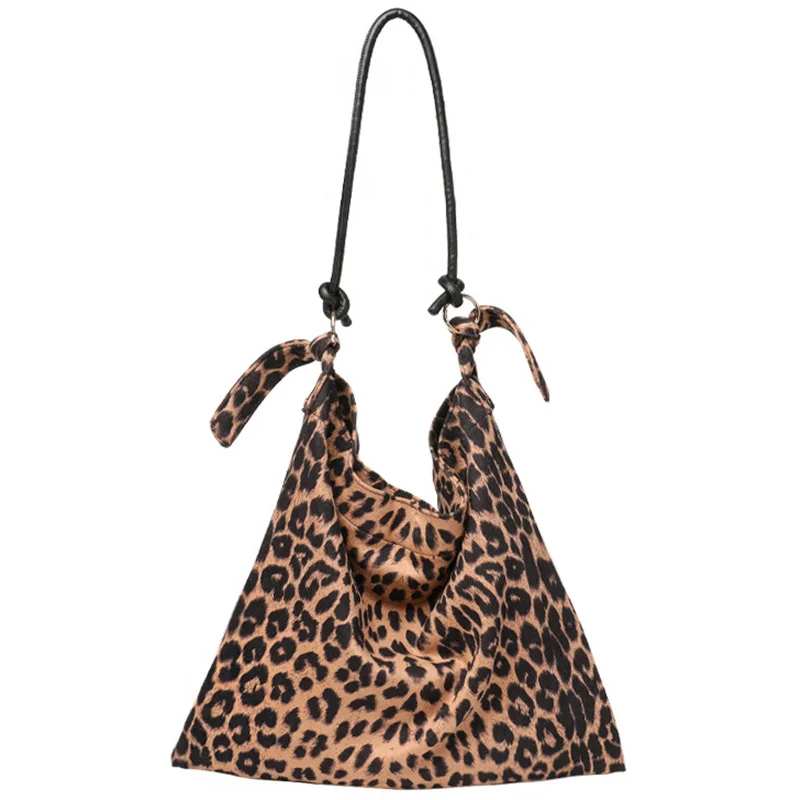 

Женская модная мягкая сумка-слинг через плечо, с леопардовым принтом