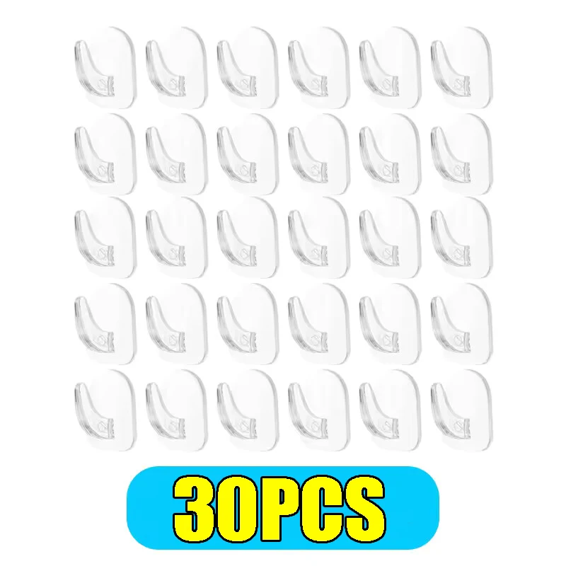 

Мини прозрачные настенные крючки 50/100 шт.