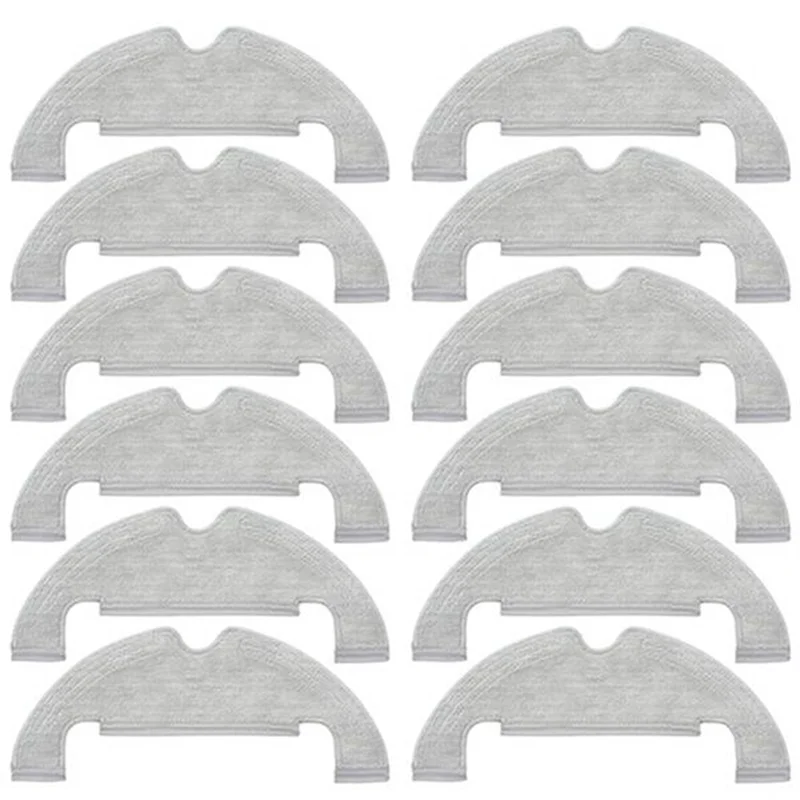 

12 шт. сменная тряпичная Накладка для швабры для Bot D10 Plus RLS3D Запчасти для пылесоса