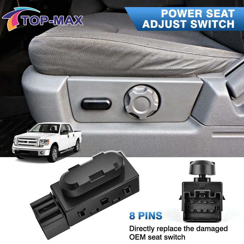 

5F9Z-14A701-AA 1S9085 5F9T-14B709-AA Переключатель регулировки сиденья для Ford Mustang F150 F250 F350 SW7258 9L3Z14A701A 9L3T-14B709-AA