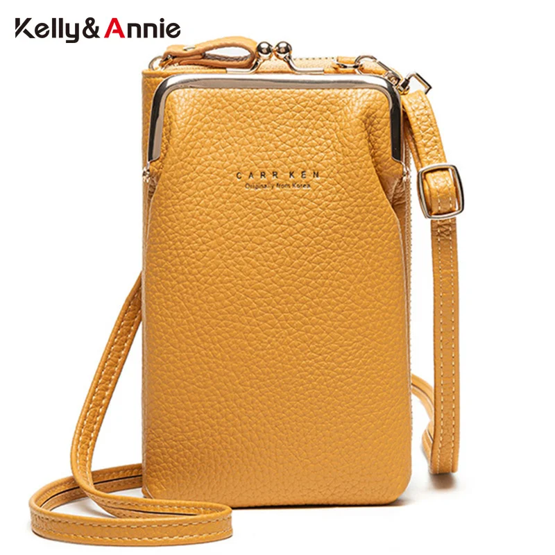 

Women Mini Crossbody Bag & Handbag Clips Phone Packet Female Clutch Wallet Ladies Small Purse Pu Leather Shoulder Bags