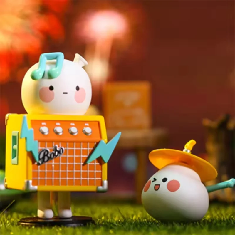 POP MART BOBO COCO Go Comping Series Blind Box Toys Guess Bag Mystery Mistery Caixa Фигурка Surpresa Cute Model Birt