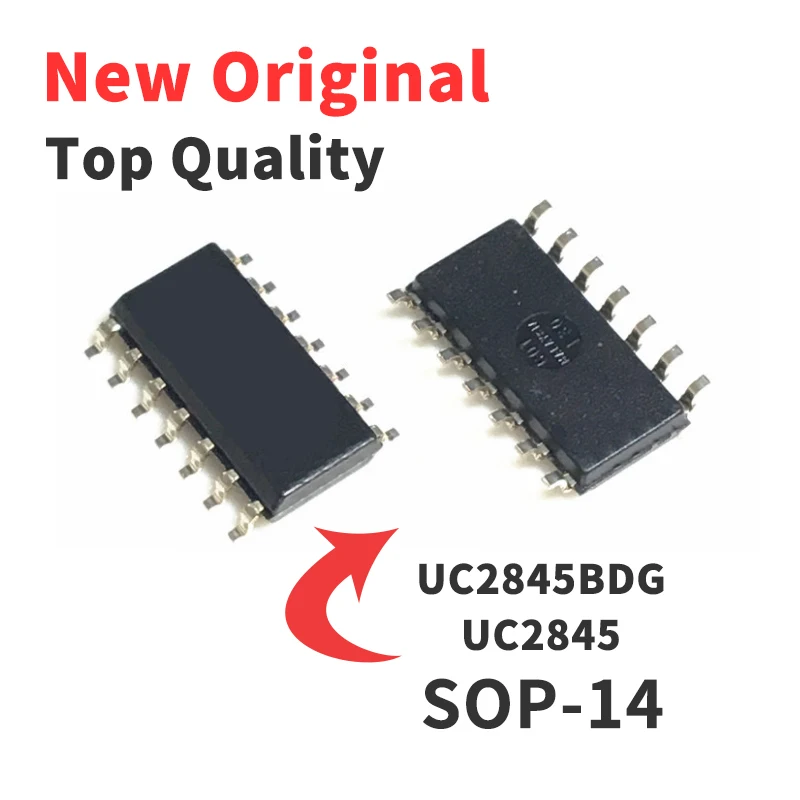 

5PCS UC2845D UC2845DG UC2845BDG UC2845AD SMD SOP14 Chip IC Brand New Original