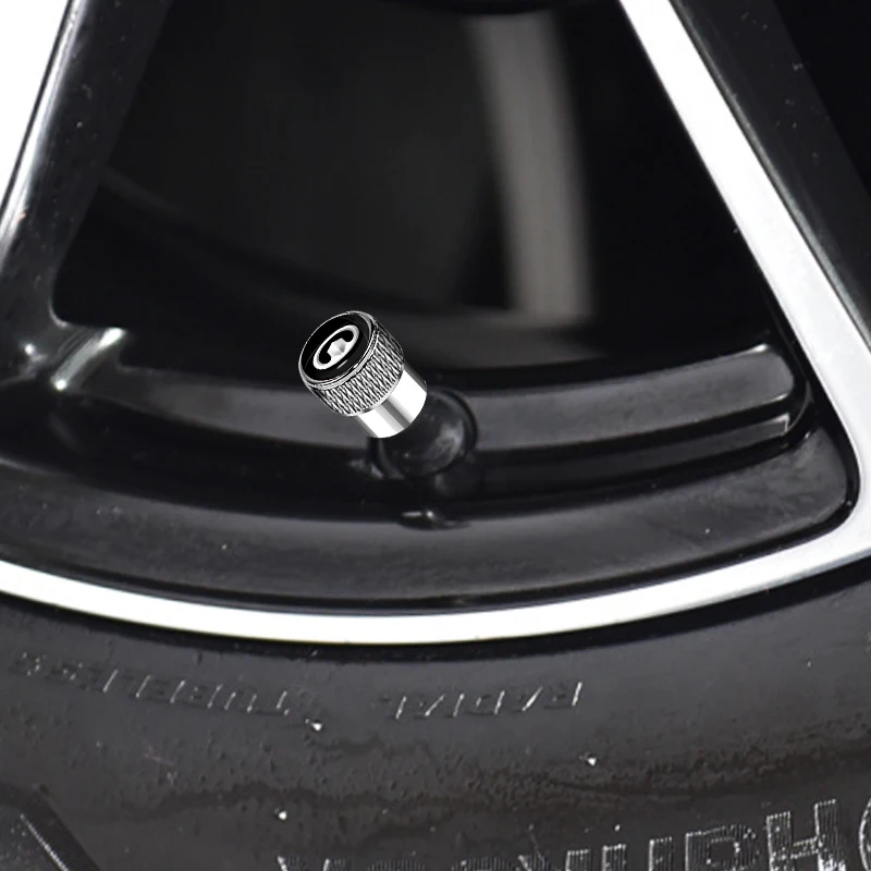 4 шт. Алюминиевый клапан автомобильной шины круглый Клапан Пылезащитный Чехол