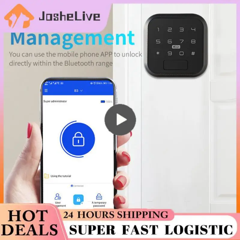 

5 Unlocking Methods Smart Ball Password App Remote Control Smart Door Lock Tuya Fingerprint Smart Home Electronic Lock