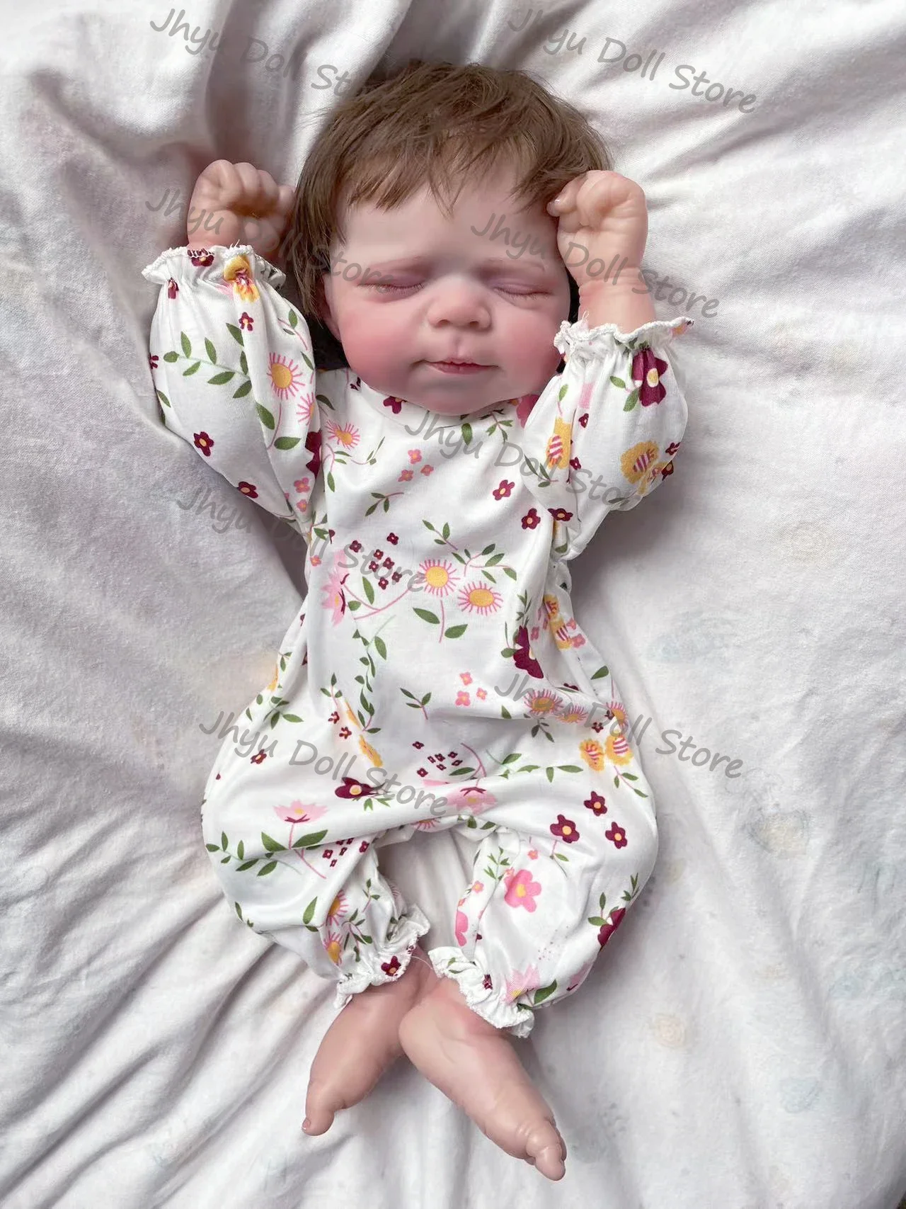 19-дюймовая кукла Reborn для новорожденных Pascale мягкая на ощупь с 3D-кожей