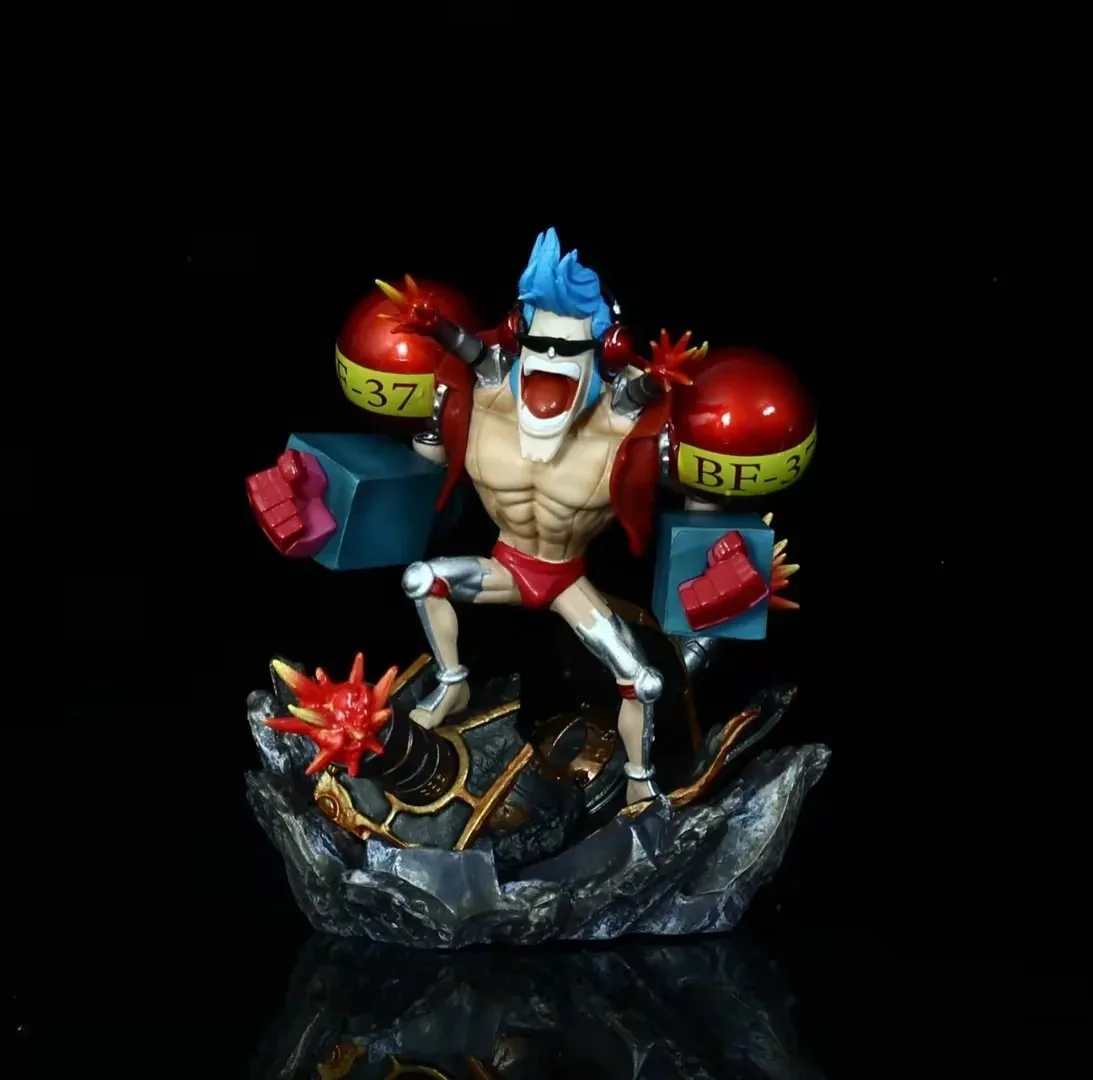 

Аниме One Piece BF-37 FRANKY Battle Ver. ПВХ экшн-фигурка манга Статуя Коллекционная игра модель детские игрушки куклы Подарки 13 см