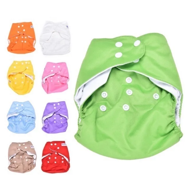 HS Newborn Baby Adjustable Washable Reusable Cloth Diaper diapers (Insert Sold Separately)