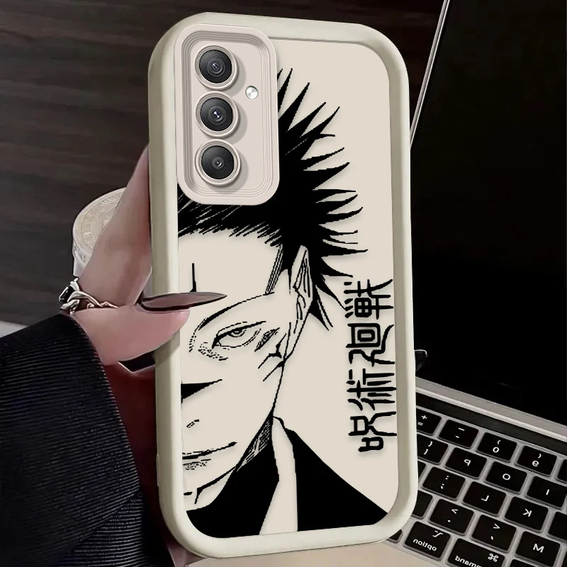 Фото Крутой чехол Anime Gojo Ryomen для Samsung Galaxy A54 A05S A05 A34 A24 A14 A53 A33 A23 A13 A52 A52S A32 A22 A12 A71 A51 A31 Cover №5
