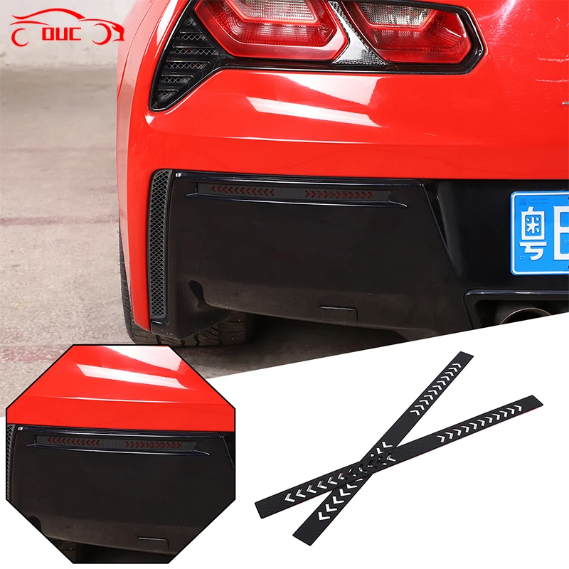 

Car Rear Fog Light Cover Trim Guards Protector Bumper Car Accessories Fog Lamp Car Styling For Chevrolet Corvette C7 2014-2019